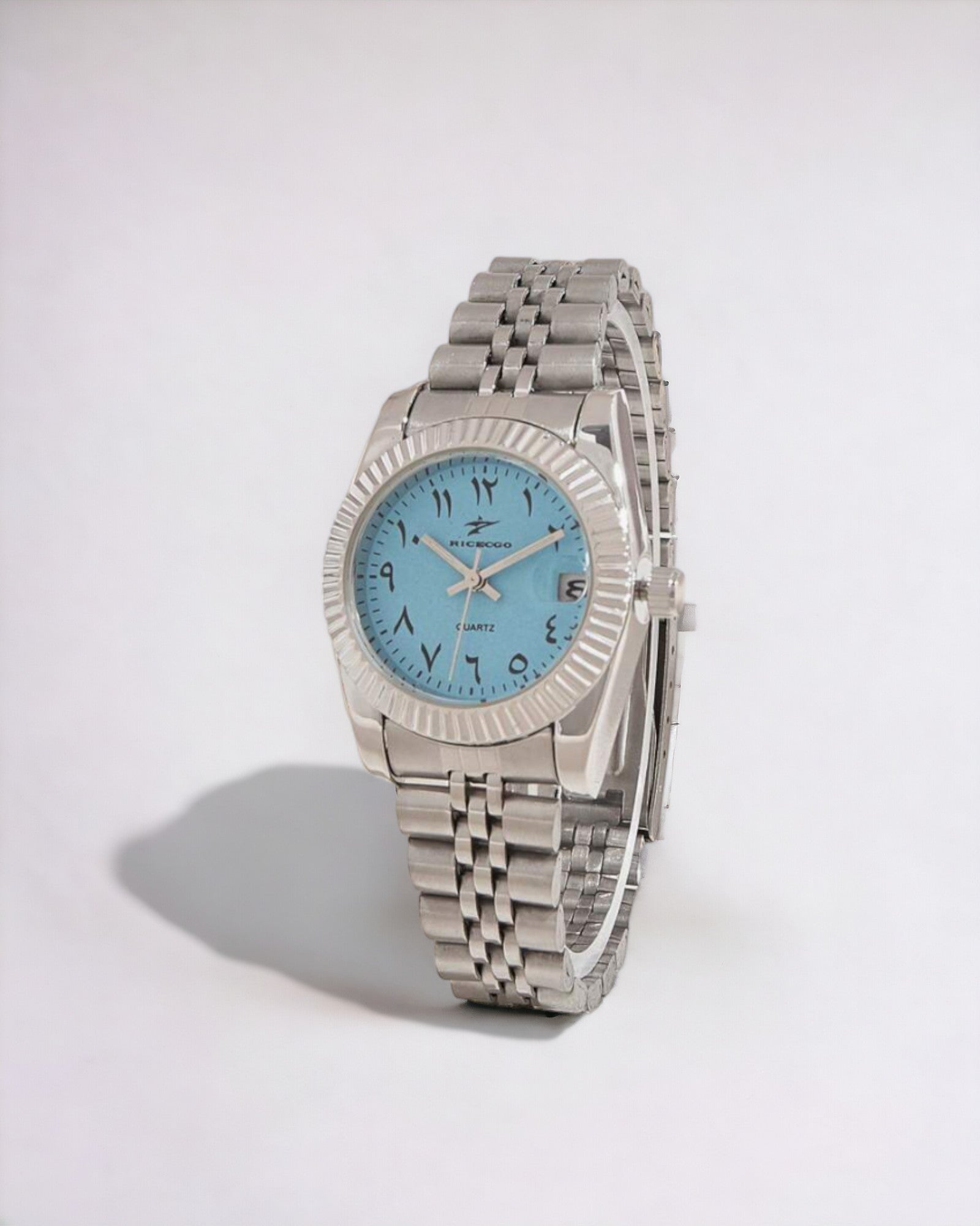 Arabic Watch Blue Dial - Women