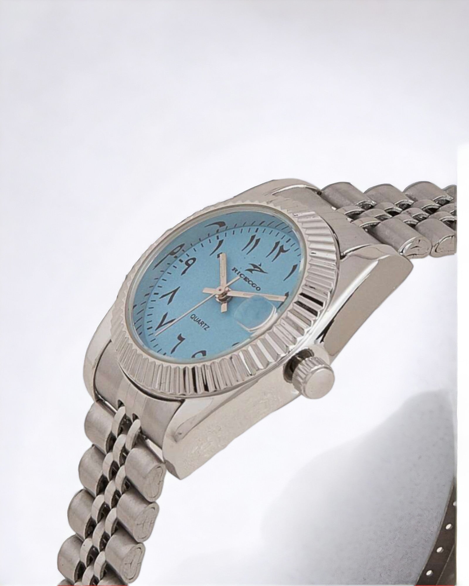 Arabic Watch Blue Dial - Femme