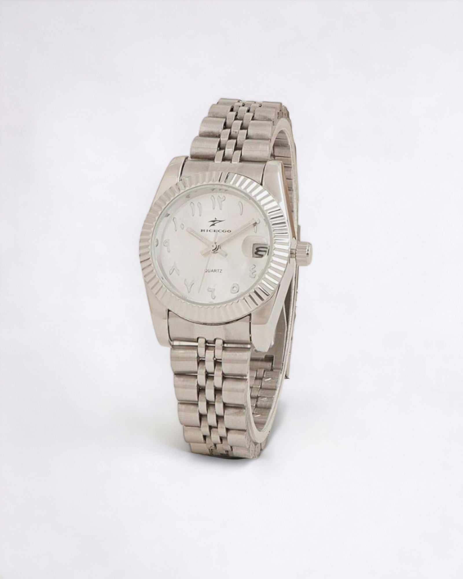 Arabic Watch White Dial - Femme